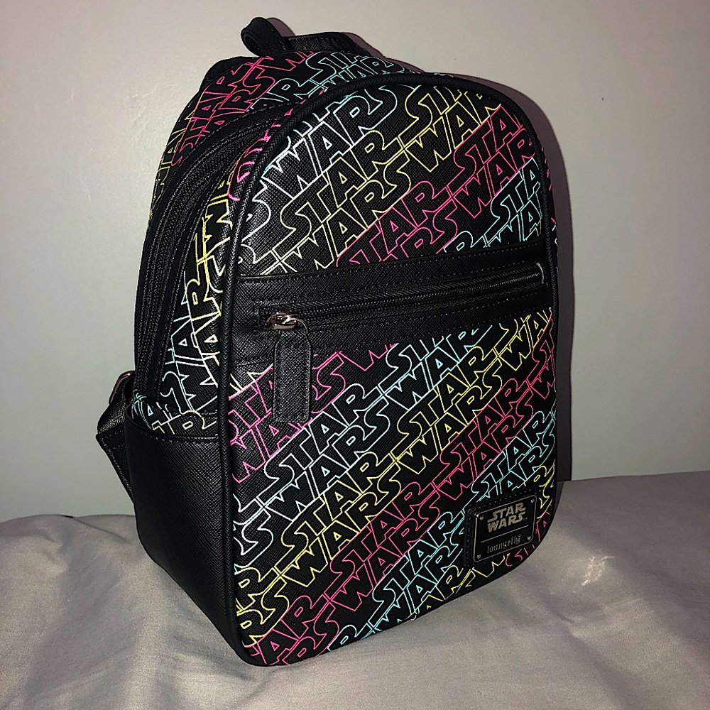 Disney Loungefly Star Wars Logo Mini Backpack